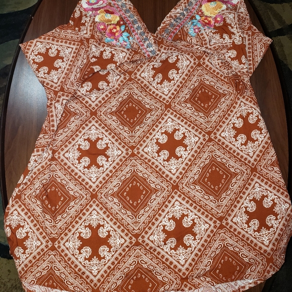 Savanna Jane Embroidered Tunic SZ 2X - Picture 4 of 4